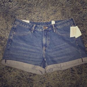 Regular Waisted Denim Shorts